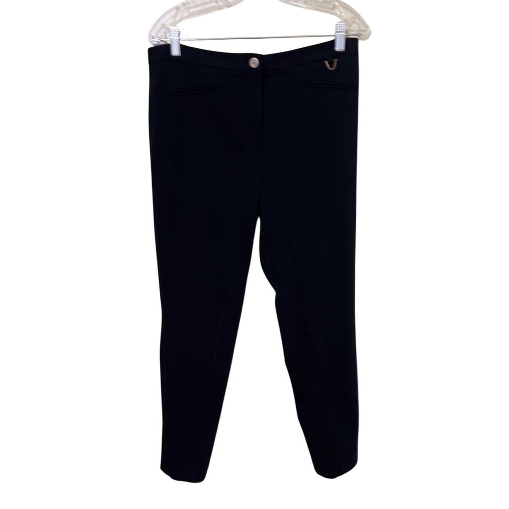 Talbots Womens Black Dress‎ Pants Dalton Size 12 Office Career Business